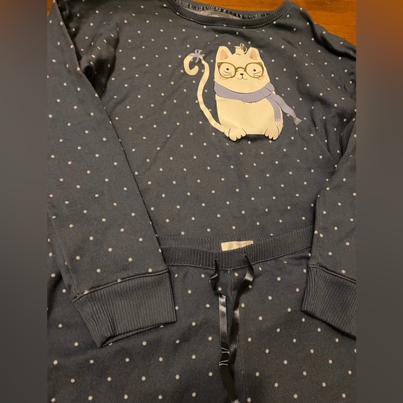 Lauren Conrad Blue Cat PJs - Picture 5 of 7